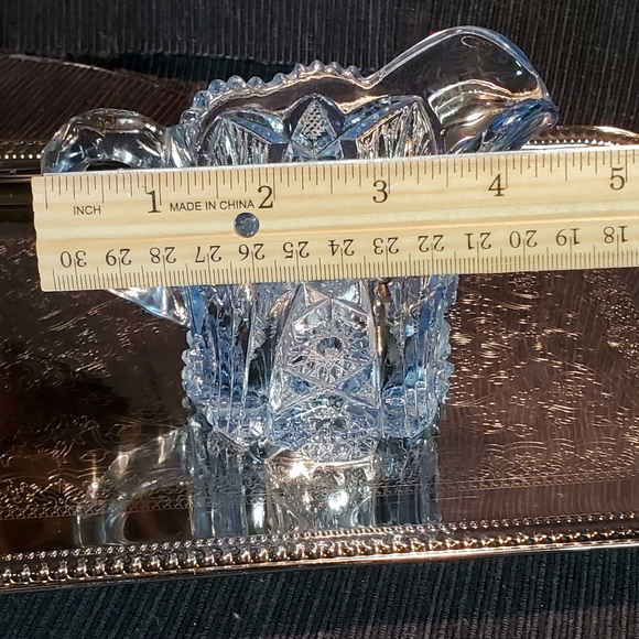 Antique American Brilliant Blue Creamer & Sugar - Picture 14 of 16